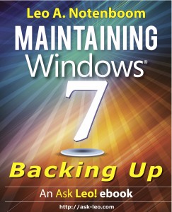 Maintaining Windows 7 - Backing Up